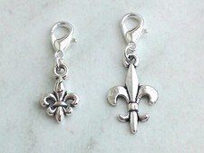 Charms Anhänger *FLEUR DE LIS Charm Lilie Königslilie für Bettelarmband Kette