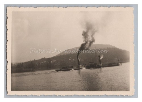 Seitenraddampfer auf dem - , rhein
