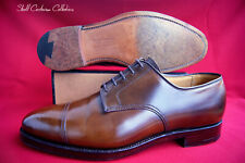 Crockett & Jones Shell Cordovan UK 8 E Bradford Brown Cordovan Top-Zustand