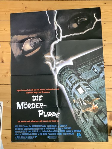 Die mörderpuppe kinoplakat - die,