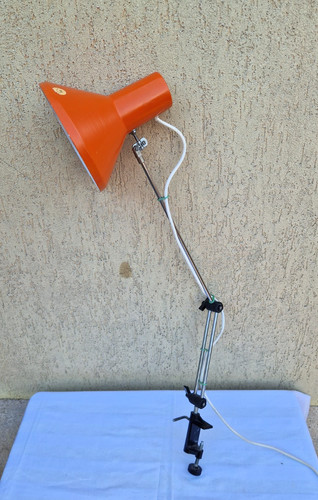 70er klemmleuchte tischlampe - klemmleuchte,