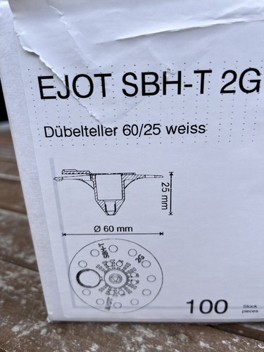Ejot sbh dübelteller - sbh-t, 2g