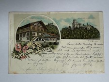 alte AK Meiningen "Gruss vom Landsberg, Meierei Schloss"  ca. 1901