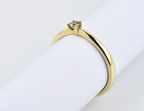 Solitär diamant ring 585 - solitär, 585/000
