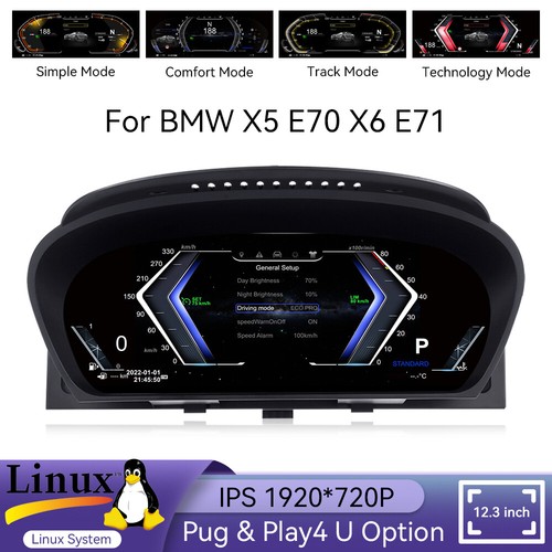 Lcd digital tacho für - 12,3",