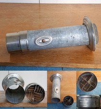 Diermayerklappe HOK 80 Gas-Rückstau- Abgasklappe (ø=8cm)+ AbgasRohr 28cm + Roset