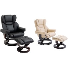 HOMCOM Relaxsessel mit Hocker