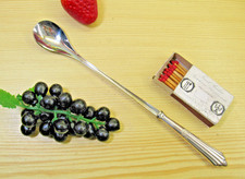 Lg. Barlöffel, Limonadenlöffel rostfr. WMF 900 Fächermuster 90 g vers. *0045b