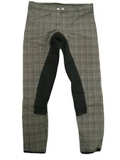 CAVALLO Damen Reithose Championesse schwarz grau rosa karo Vollbesatz 88=42/44  