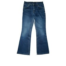 Levis 525 Damen Jeans Hose Bootcut stretch Schlag mid Gr 34 S W27 L30 27/30 Blau