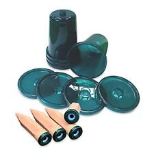 Hydro Cup, 4er Set Tonkegel mit passenden Becheraufsätzen je 2.5 Liter