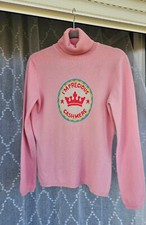 Damen Strickpullover 38 Joe Taft 100%Kaschmir Rollkragen