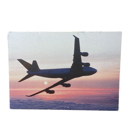 Postkarte flugzeug airline - ak,