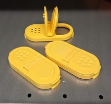 Tupperware Ersatzdeckel Gewürzbehälter GELB Zwerg Riese Tupper Rarität