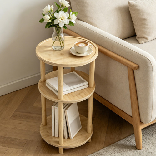 Stufiger home bambus - 3-stufiger,