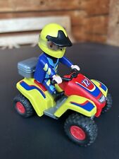 Playmobil 4425 Quad mit Fahrer Rückzugmotor komplett original, guter Zustand