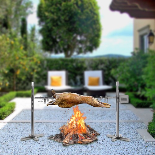 Edelstahl spanferkelgrill - edelstahl,