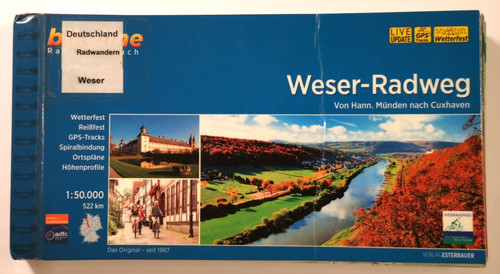 Bikeline weser radweg - weser-radweg:, von