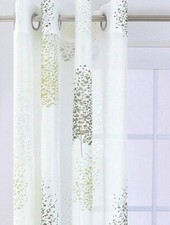 Vorhang Gardine Ösen 140 x 145 cm Belinda  Kutti Ausbrenner halbtransparent