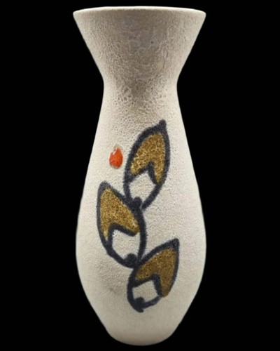 West german pottery vase - german,