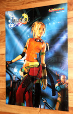 Final Fantasy X Rikku / Grand Theft Auto Vice City GTA PS2 Rare Poster 80x55cm