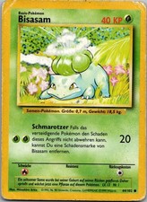 Pokemon Bisasam 44/102 Base Set Deutsch Vintage 1995