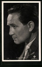 Schauspieler Gustav Knuth mit Krawatte, Ansichtskarte 