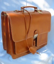 Schultasche Aktentasche Lehrertasche Leder Hamosons nur noch in schwarz