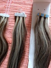Echt Haar Extensions Tapes 60cm lang  76 St.