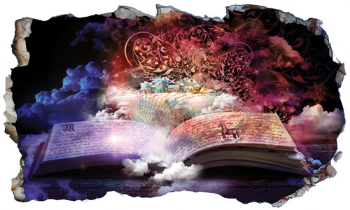 Magischer zauber buch wand - zauber,