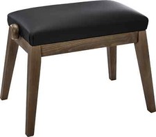 B-WARE Casio BG50-VINYL-BK Pianobank Black Schwarz Piano Keyboard Bank Hocker