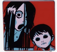 Ju-on: The Grudge Kayako Toshio Retro japanischer Horrorfilm Metall Pin Anstecker