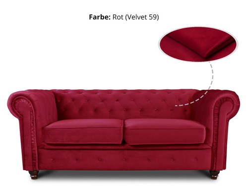 Schlafsofa chesterfield asti - chesterfield,