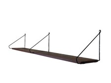 60er 70er Jahre Teak Regal Wandregal WHB Germany Stringregal Danish Design 