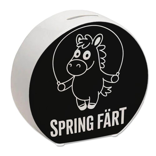 Spring färt spardose pferd - spring,