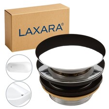 Ablaufgarnitur Badewanne - Duschwanne POP UP Messing Chrom 1 1/2" Groß