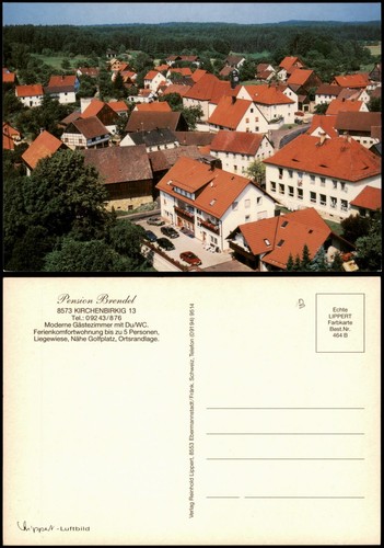 Ansichtskarte kirchenbirkig - ansichtskarte,