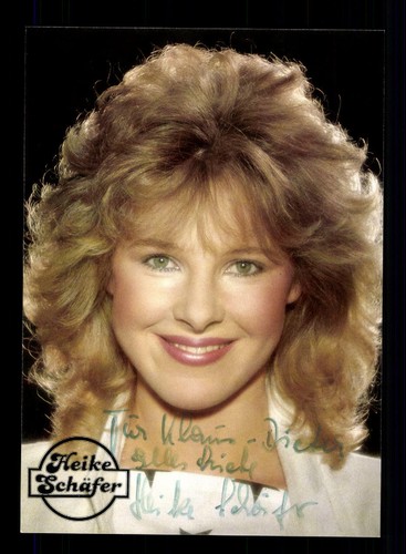 Heike schäfer autogrammkarte - schäfer,