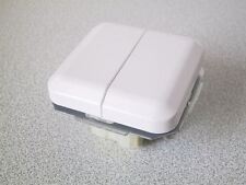 KOPP Serienschalter DENVER AMBIENTE brillant-arktis-weiss UP Doppel 1polig