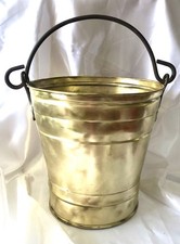 Alter Messing Eimer Übertopf
