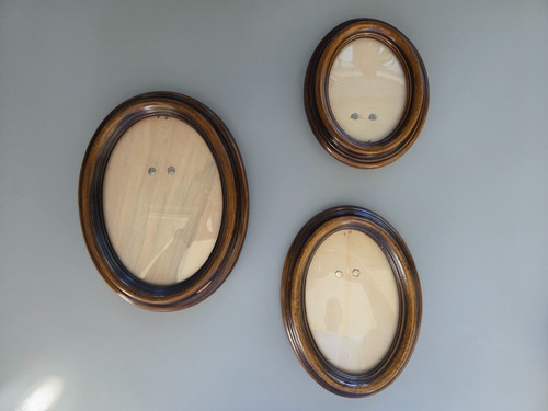 Vintage bilderrahmen oval - vintage,