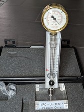 Aeros VAC-U-TEST LO-FLOW Vakuum-Tester – 0-150 L/min & bis -760 mmHg, im Koffer