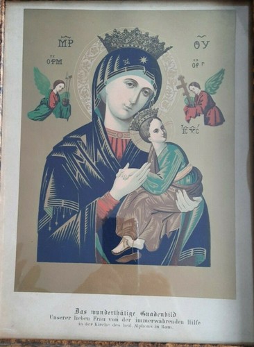 Antik schutz marienbild - antik,