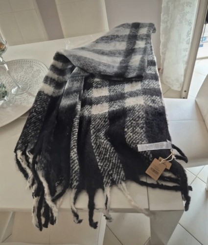 Vintage woll schal strick neu - vintage,