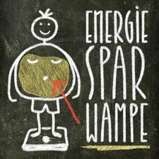 Kühlschrankmagnet Magnet "Energie SparWampe" von Sticky Jam
