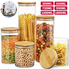 5x Vorratsglas aus Glas