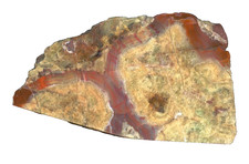 Achat/Agate mit Calcit von