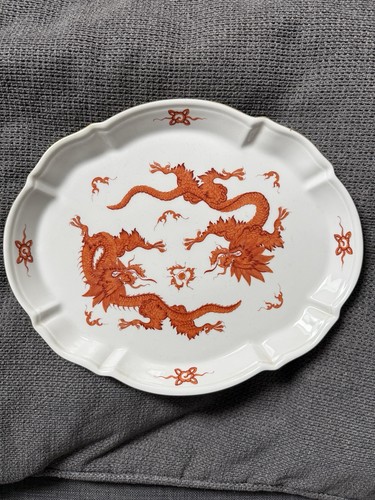 Meissen original tablett roter - meissen,