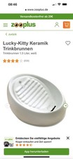 Lucky Kitty Katzen Trinkbrunnen Keramik  (nur die Brunnenkeramik o. Zubehör)