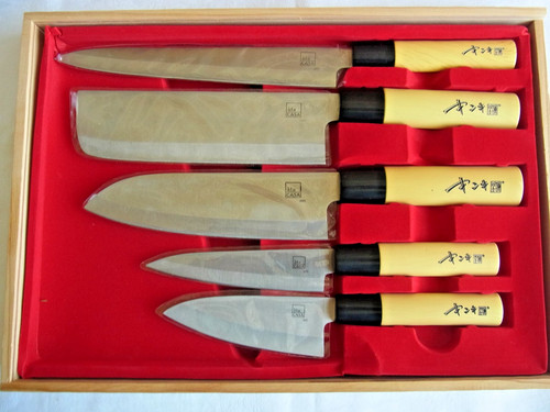 Asia messer satz - satz, mit